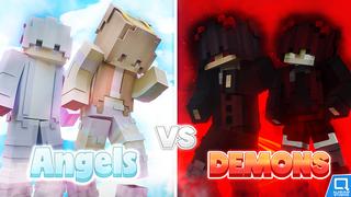 Thumbnail of the Minecraft Bedrock Marketplace product Angels vs Demons created by Aliquam Studios.