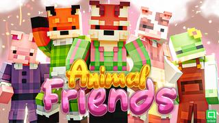 Thumbnail of the Minecraft Bedrock Marketplace product Animal Friends created by Aliquam Studios.