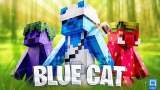 Thumbnail of the Minecraft Bedrock Marketplace product Blue Cat created by Aliquam Studios.