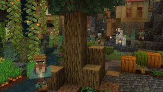 Screenshot of the Minecraft Bedrock Marketplace product Cave Village created by Aliquam Studios.