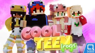Thumbnail of the Minecraft Bedrock Marketplace product Cool Teen Frogs created by Aliquam Studios.