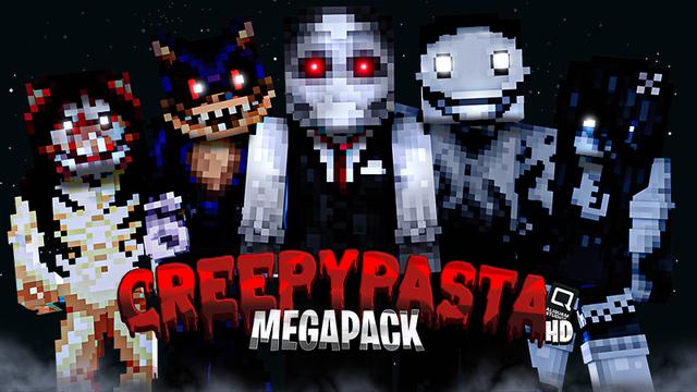 Thumbnail of the Minecraft Bedrock Marketplace product Creepypasta Megapack HD created by Aliquam Studios.