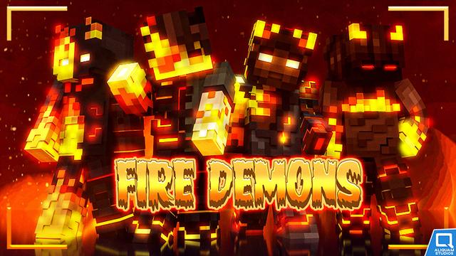 Thumbnail of the Minecraft Bedrock Marketplace product Fire Demons created by Aliquam Studios.
