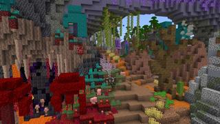 Screenshot of the Minecraft Bedrock Marketplace product Floating Block created by Aliquam Studios.