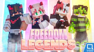 Thumbnail of the Minecraft Bedrock Marketplace product Freedom Legends created by Aliquam Studios.