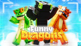 Thumbnail of the Minecraft Bedrock Marketplace product Funny Dragons created by Aliquam Studios.