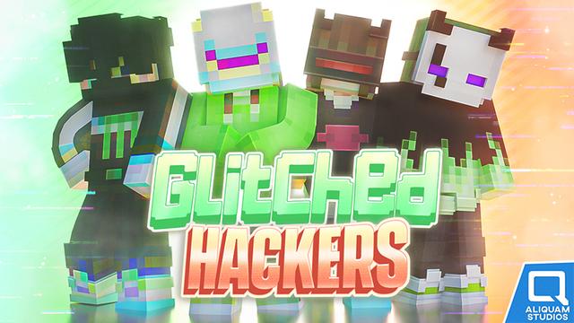 Thumbnail of the Minecraft Bedrock Marketplace product Glitched Hackers created by Aliquam Studios.