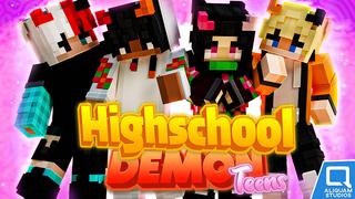 Thumbnail of the Minecraft Bedrock Marketplace product Highschool Demon Teens created by Aliquam Studios.