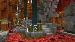 Screenshot of the Minecraft Bedrock Marketplace product Indian Temple Ancient City created by Aliquam Studios.