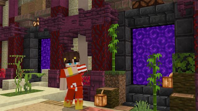 Screenshot of the Minecraft Bedrock Marketplace product Lava Climber created by Aliquam Studios.