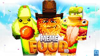 Thumbnail of the Minecraft Bedrock Marketplace product Meme Food HD created by Aliquam Studios.