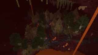 Screenshot of the Minecraft Bedrock Marketplace product Nether Oasis created by Aliquam Studios.