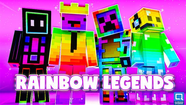 Thumbnail of the Minecraft Bedrock Marketplace product Rainbow Legends created by Aliquam Studios.