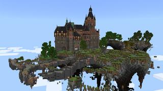 Screenshot of the Minecraft Bedrock Marketplace product SkyCastle created by Aliquam Studios.