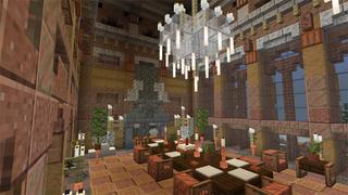 Screenshot of the Minecraft Bedrock Marketplace product SkyCastle created by Aliquam Studios.