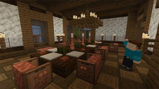 Screenshot of the Minecraft Bedrock Marketplace product SkyCastle created by Aliquam Studios.