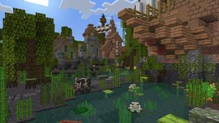 Screenshot of the Minecraft Bedrock Marketplace product SwampLand created by Aliquam Studios.