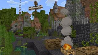 Screenshot of the Minecraft Bedrock Marketplace product SwampLand created by Aliquam Studios.