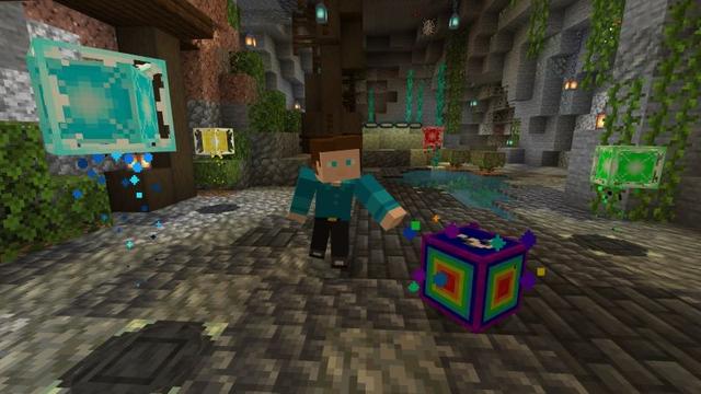 Screenshot of the Minecraft Bedrock Marketplace product Trade Cubes created by Aliquam Studios.