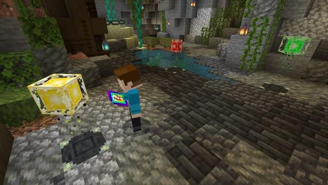 Screenshot of the Minecraft Bedrock Marketplace product Trade Cubes created by Aliquam Studios.