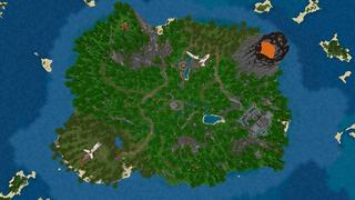 Screenshot of the Minecraft Bedrock Marketplace product Tropical Adventure created by Aliquam Studios.