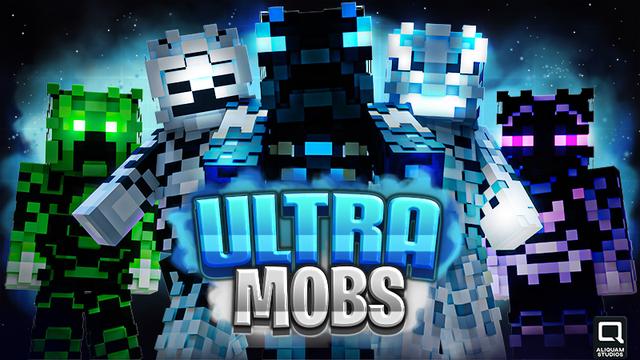 Thumbnail of the Minecraft Bedrock Marketplace product Ultra Mobs created by Aliquam Studios.
