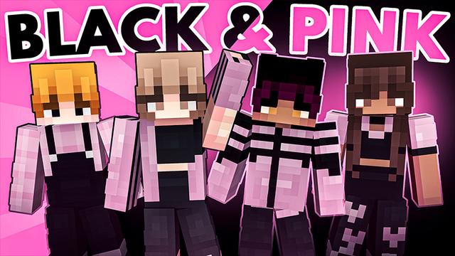 Thumbnail of the Minecraft Bedrock Marketplace product BLACK & PINK created by Ambient Creations.