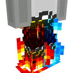 Thumbnail of the Minecraft Bedrock Marketplace product Blue Red Fire Pants created by Ambient Creations.