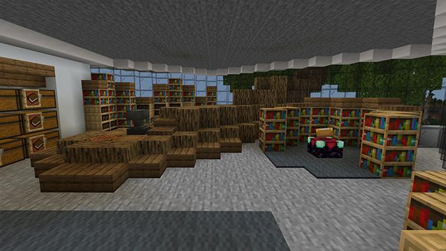 Screenshot of the Minecraft Bedrock Marketplace product MODERN TREE MANSION created by Ambient Creations.