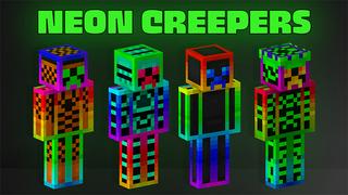 Thumbnail of the Minecraft Bedrock Marketplace product NEON CREEPERS created by Ambient Creations.