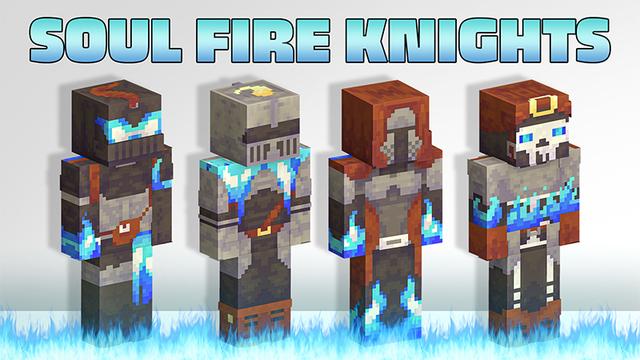 Thumbnail of the Minecraft Bedrock Marketplace product SOUL FIRE KNIGHTS created by Ambient Creations.