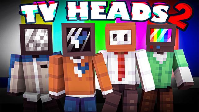 Thumbnail of the Minecraft Bedrock Marketplace product TV HEADS 2 created by Ambient Creations.
