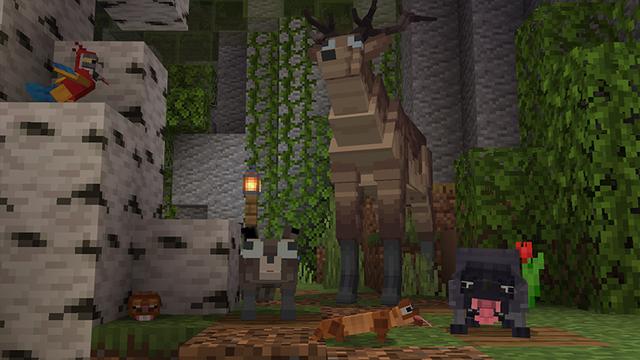 Screenshot of the Minecraft Bedrock Marketplace product WACKY ANIMALS created by Ambient Creations.