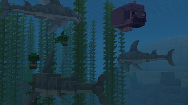 Screenshot of the Minecraft Bedrock Marketplace product WACKY ANIMALS created by Ambient Creations.
