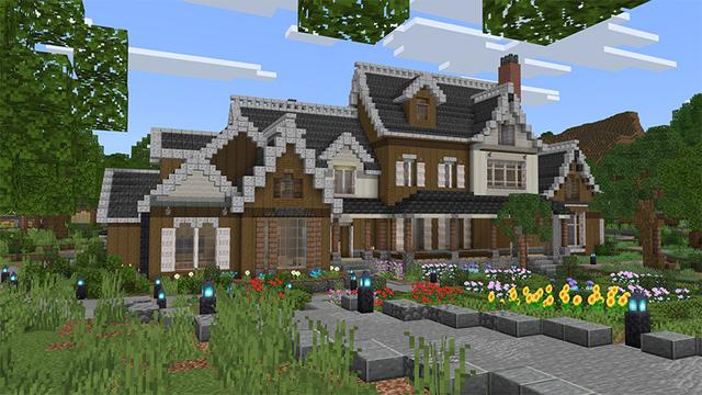 Screenshot of the Minecraft Bedrock Marketplace product YOUR COZY HOUSE created by Ambient Creations.