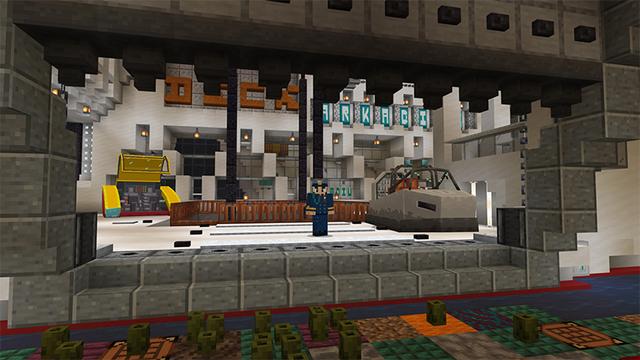 Screenshot of the Minecraft Bedrock Marketplace product Arkadius: Ocean Cleaners created by Antares.