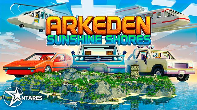 Thumbnail of the Minecraft Bedrock Marketplace product Arkeden: The Sunshine Shores created by Antares.