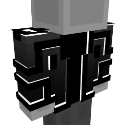 Thumbnail of the Minecraft Bedrock Marketplace product Black and White Top - Cyber Gradient created by Antares.