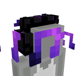 Thumbnail of the Minecraft Bedrock Marketplace product Goth Baddies - Black and Purple Headphones created by Antares.