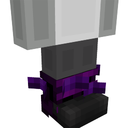 Thumbnail of the Minecraft Bedrock Marketplace product Goth Baddies - Black and Purple Leather Boots created by Antares.
