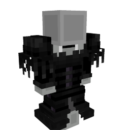 Thumbnail of the Minecraft Bedrock Marketplace product Goth Baddies - Black Laced Vampire Dress created by Antares.