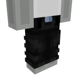 Thumbnail of the Minecraft Bedrock Marketplace product Ridged Black Pants : Reinforced for Battle created by Antares.