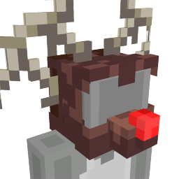 Thumbnail of the Minecraft Bedrock Marketplace product Santa's Deer Antlers Mask created by Antares.