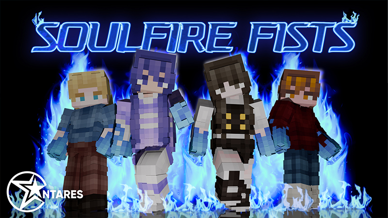 Soulfire Fists by Antares | CHUNK - Minecraft Bedrock Marketplace Explorer