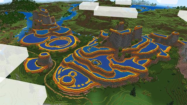 Screenshot of the Minecraft Bedrock Marketplace product Spaceship Survival Spawn created by Antares.