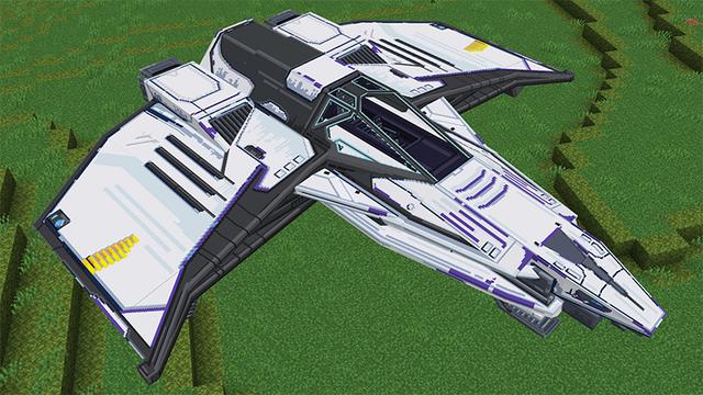 Screenshot of the Minecraft Bedrock Marketplace product Spaceship Survival Spawn created by Antares.