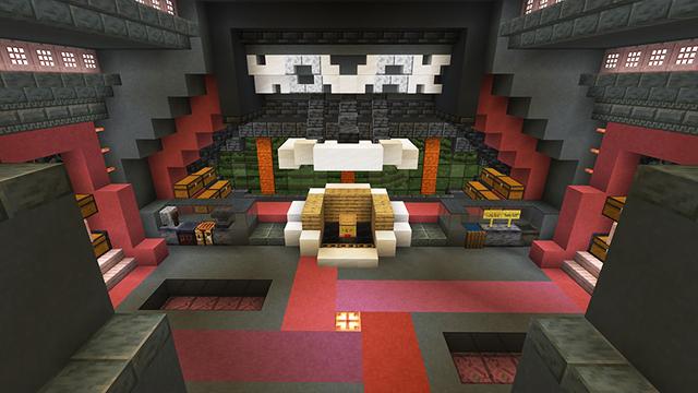 Screenshot of the Minecraft Bedrock Marketplace product Spaceship Survival Spawn created by Antares.
