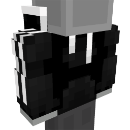 Thumbnail of the Minecraft Bedrock Marketplace product Sportive Hoodie - Black and White Tracksuit created by Antares.