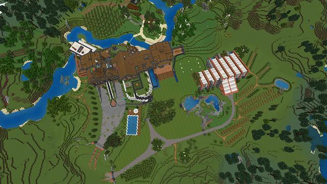 Screenshot of the Minecraft Bedrock Marketplace product The Architect's Mansion created by Antares.