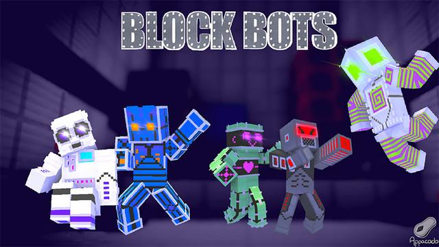Thumbnail of the Minecraft Bedrock Marketplace product Block Bots created by Appacado.